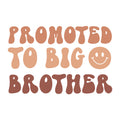 Promoted To Big Brother SVG design for Cricut, Silhouette, laser cutting, vinyl, sublimation, and baby craft projects.