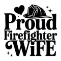 Proud Firefighter Wife SVG