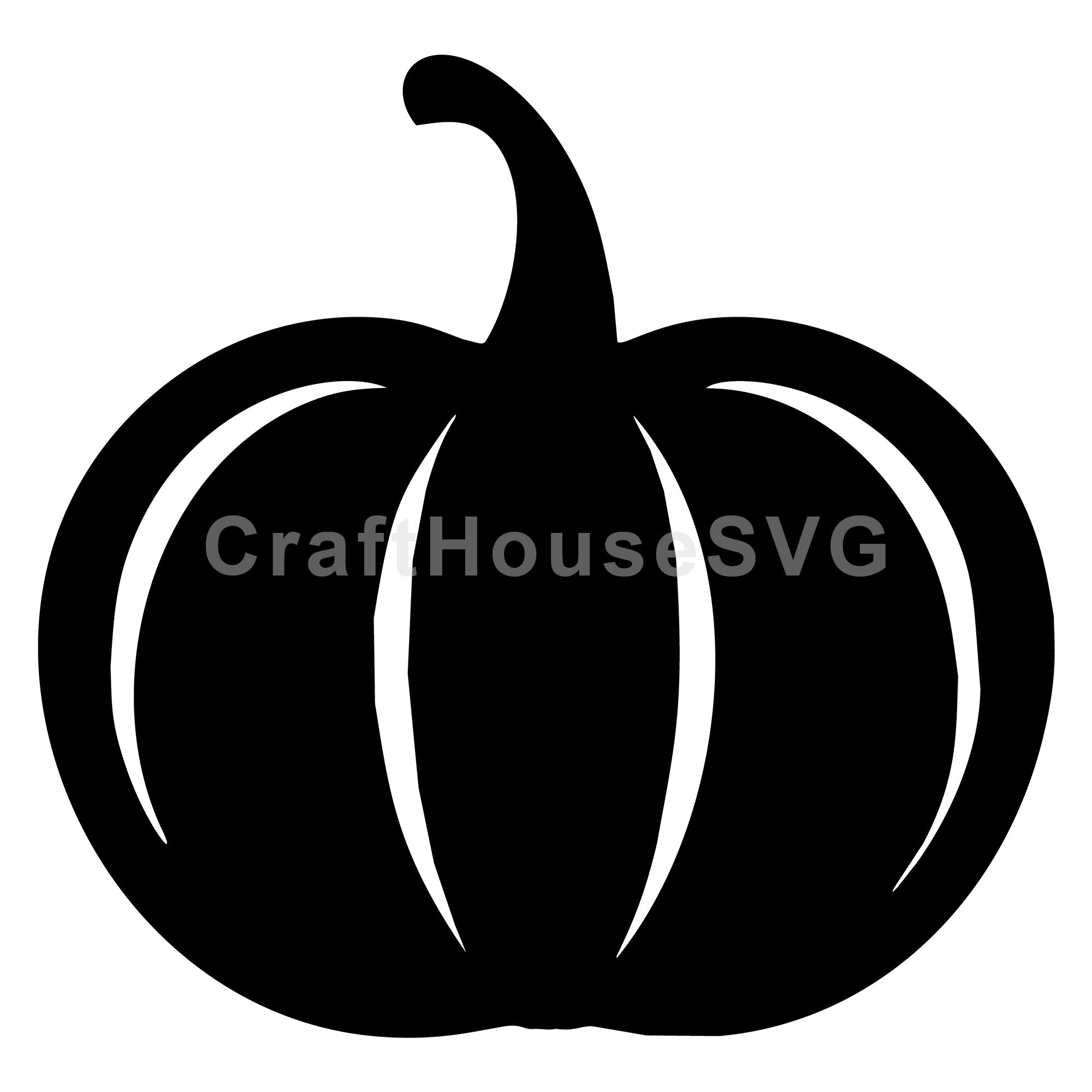 Classic Pumpkin SVG | Fall Autumn Harvest Cut File