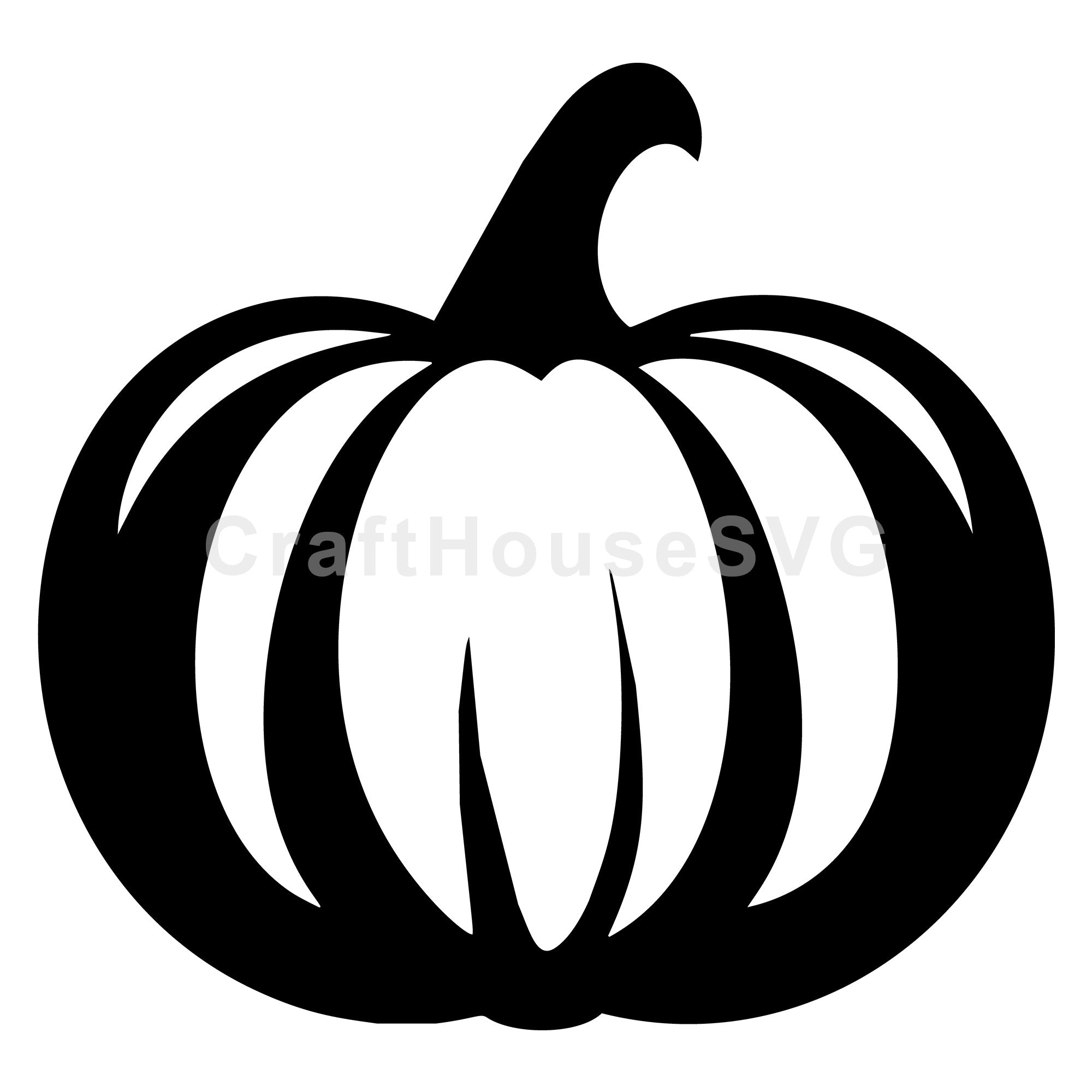 Elegant Pumpkin SVG | Fall Harvest Vinyl Cut File