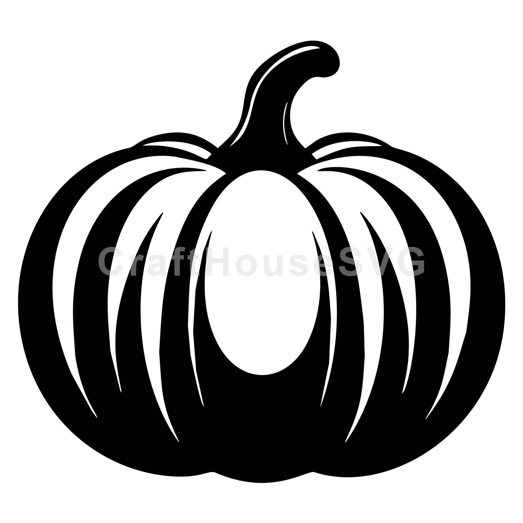 Chunky Pumpkin SVG - Bold and Festive Autumn Decor SVG