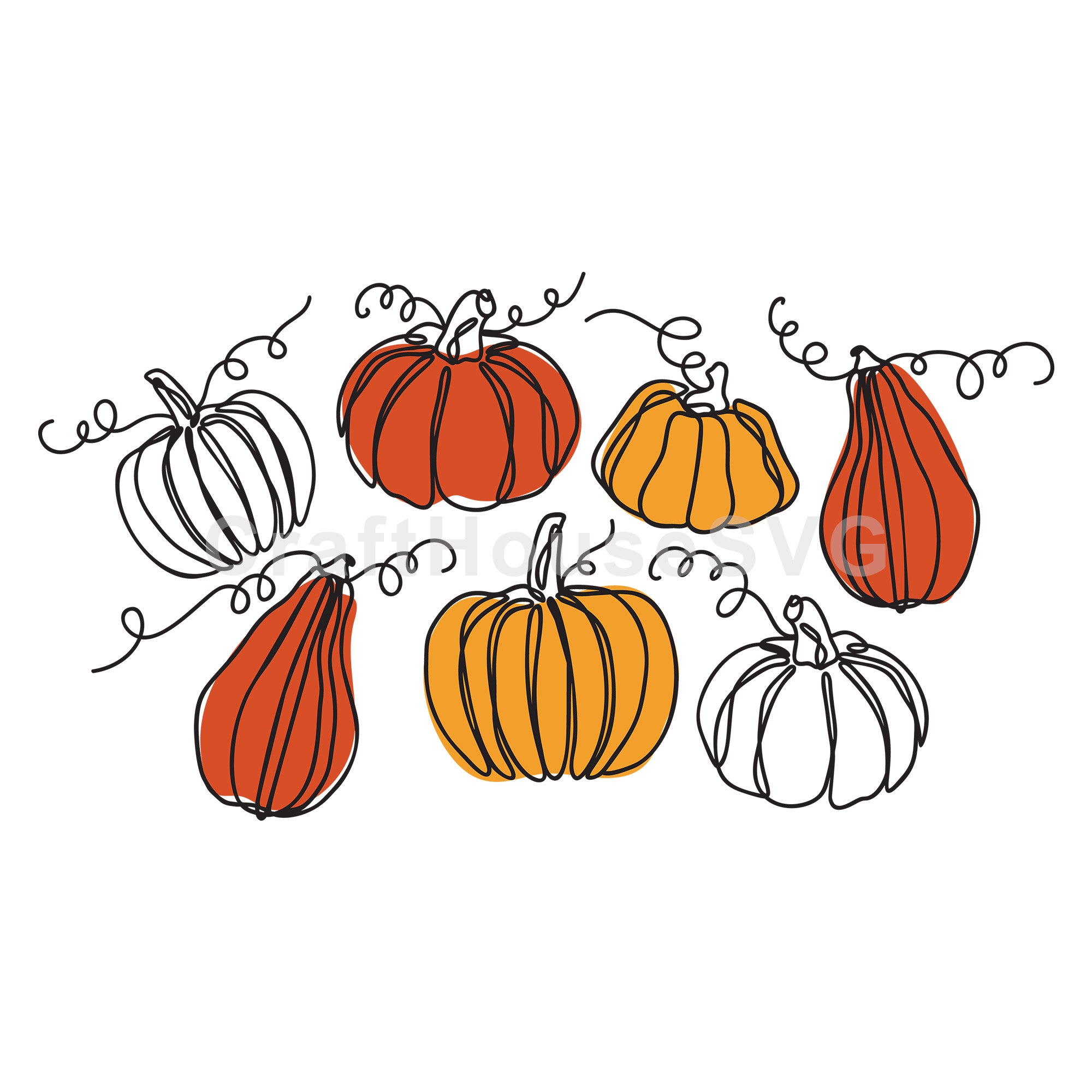 Pumpkin Venti Wrap SVG