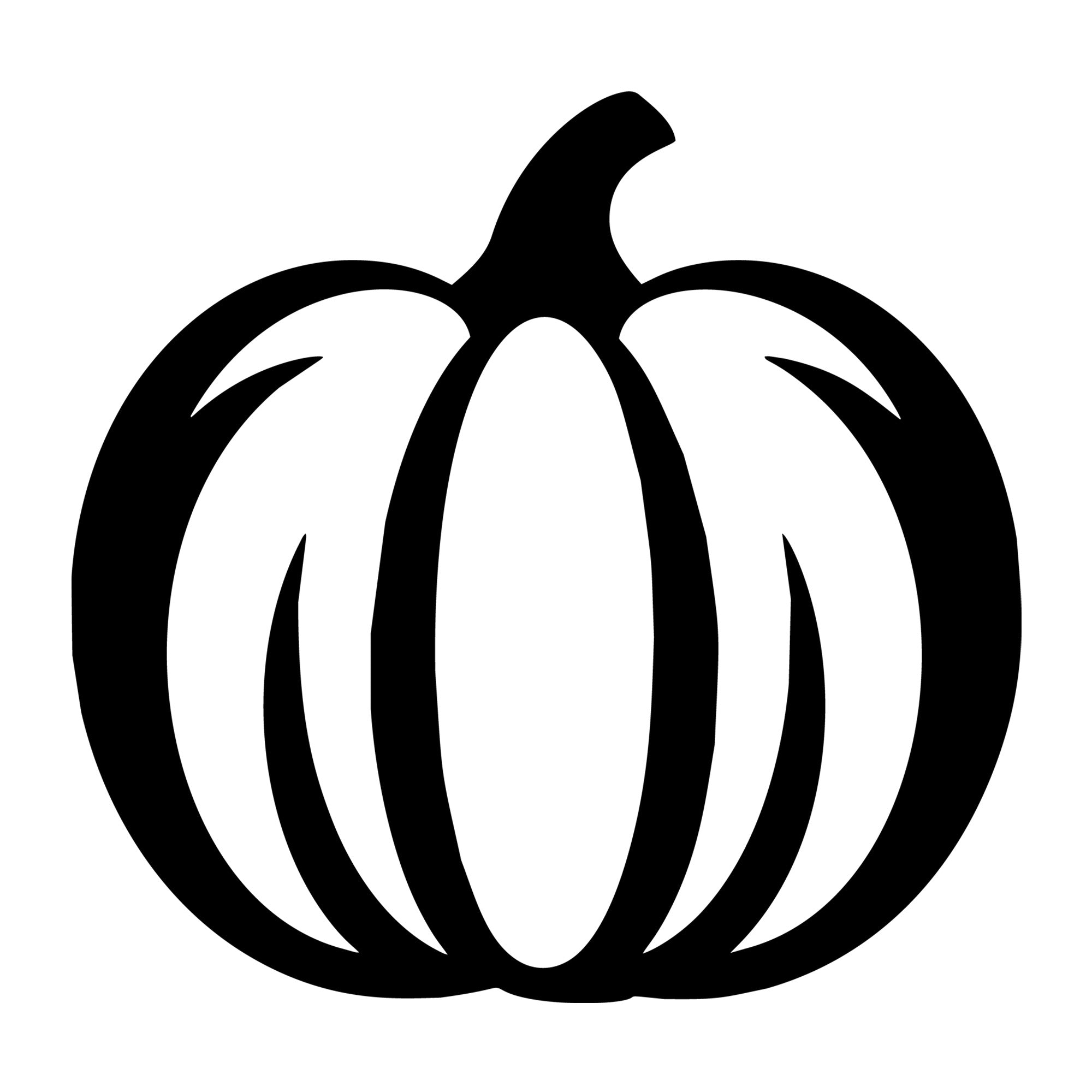 Pumpkin SVG design for Cricut, Silhouette, laser cutting, vinyl, sublimation, and Halloween fall craft projects.