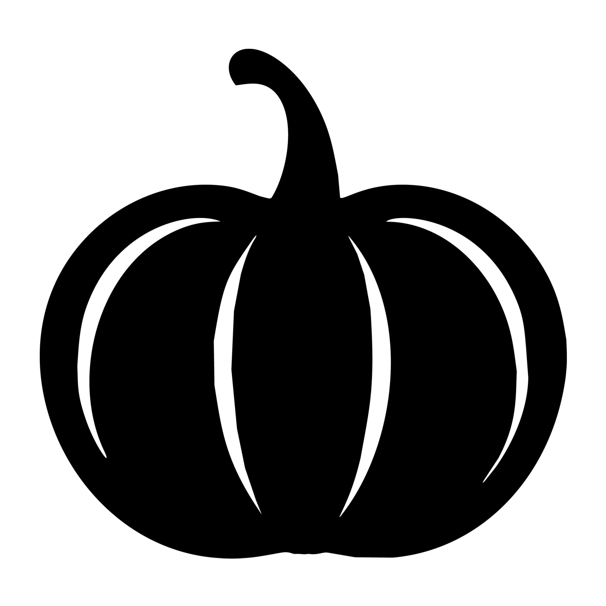 Pumpkin SVG design for Cricut, Silhouette, laser cutting, vinyl, sublimation, and Halloween fall craft projects.