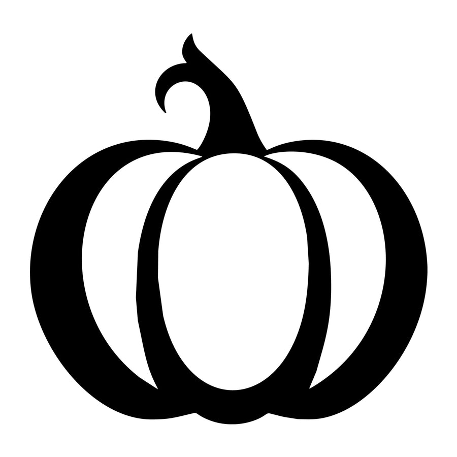 Pumpkin SVG design for Cricut, Silhouette, laser cutting, vinyl, sublimation, and Halloween fall craft projects.