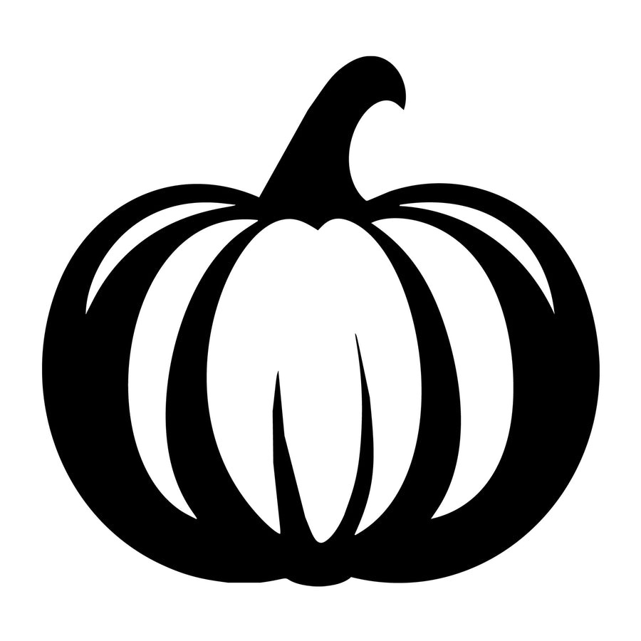 Pumpkin SVG design for Cricut, Silhouette, laser cutting, vinyl, sublimation, and Halloween fall craft projects.