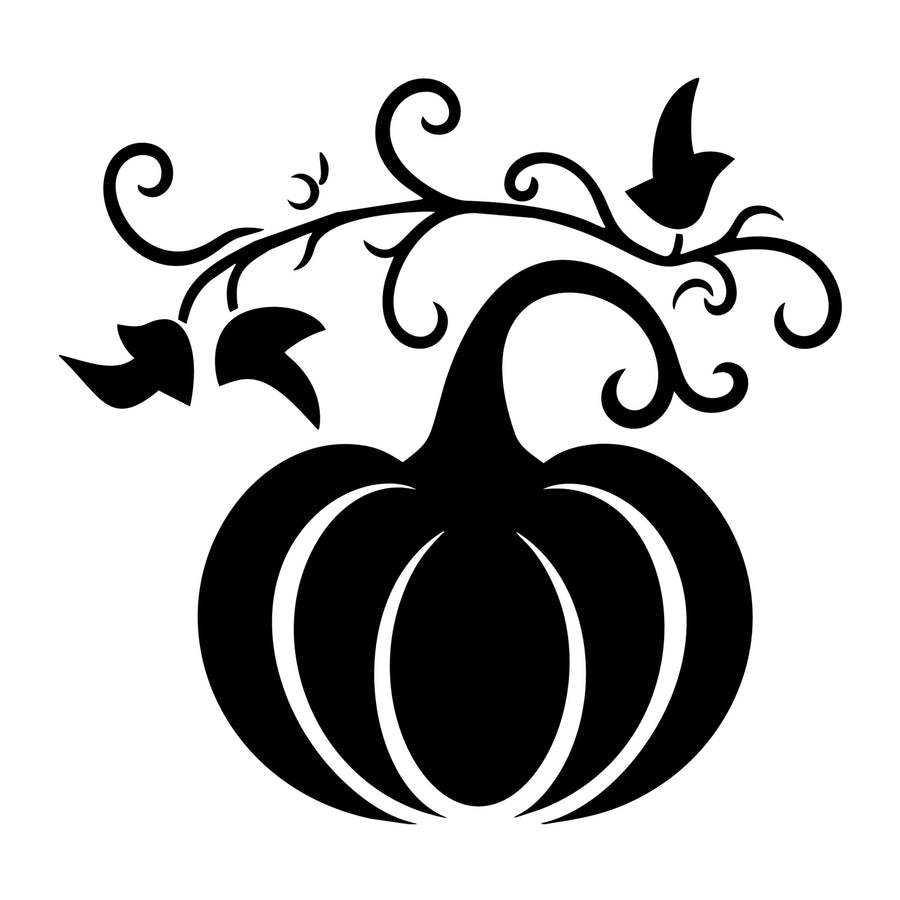 Pumpkin SVG design for Cricut, Silhouette, laser cutting, vinyl, sublimation, and Halloween fall craft projects.