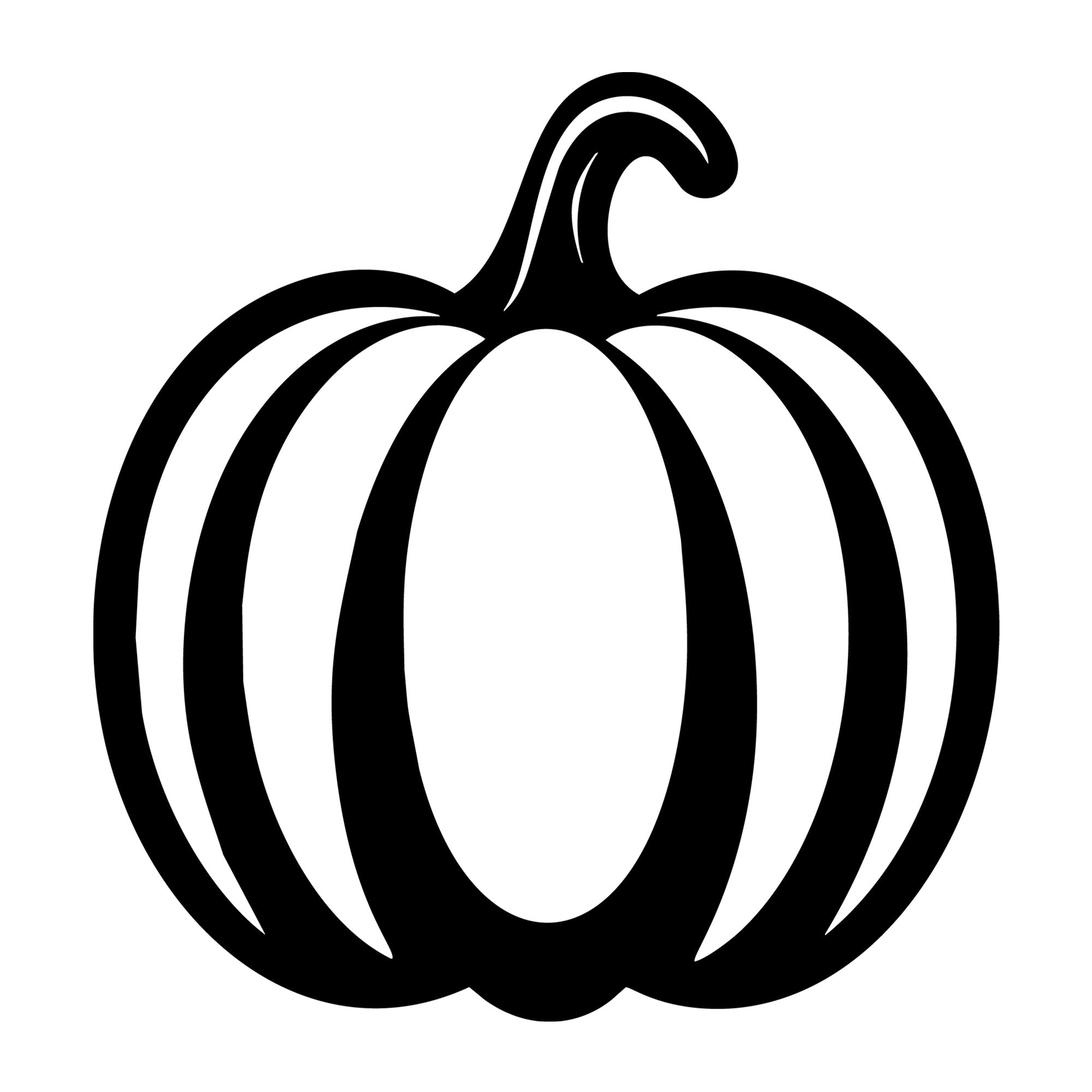Pumpkin SVG design for Cricut, Silhouette, laser cutting, vinyl, sublimation, and Halloween fall craft projects.