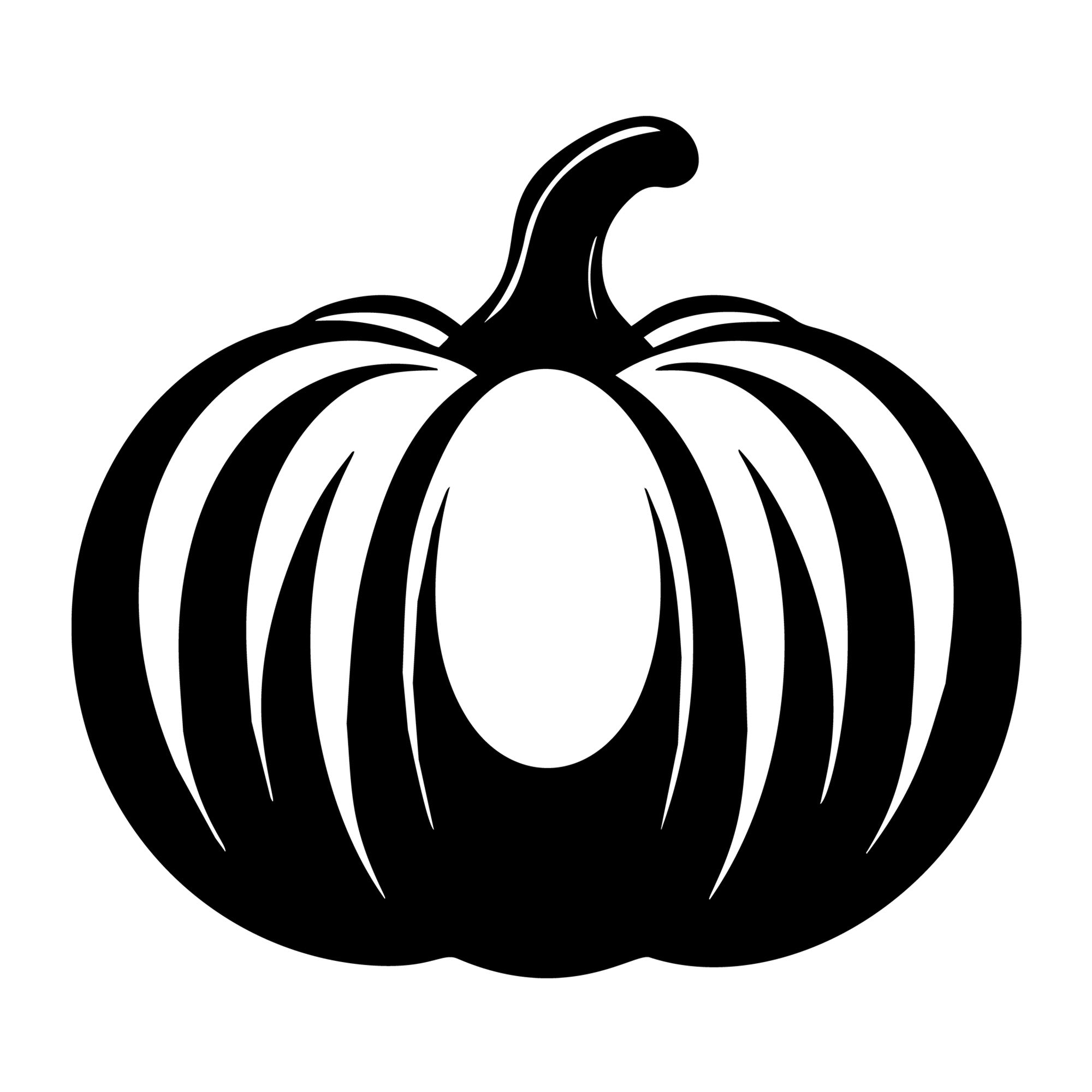 Pumpkin SVG design for Cricut, Silhouette, laser cutting, vinyl, sublimation, and Halloween fall craft projects.