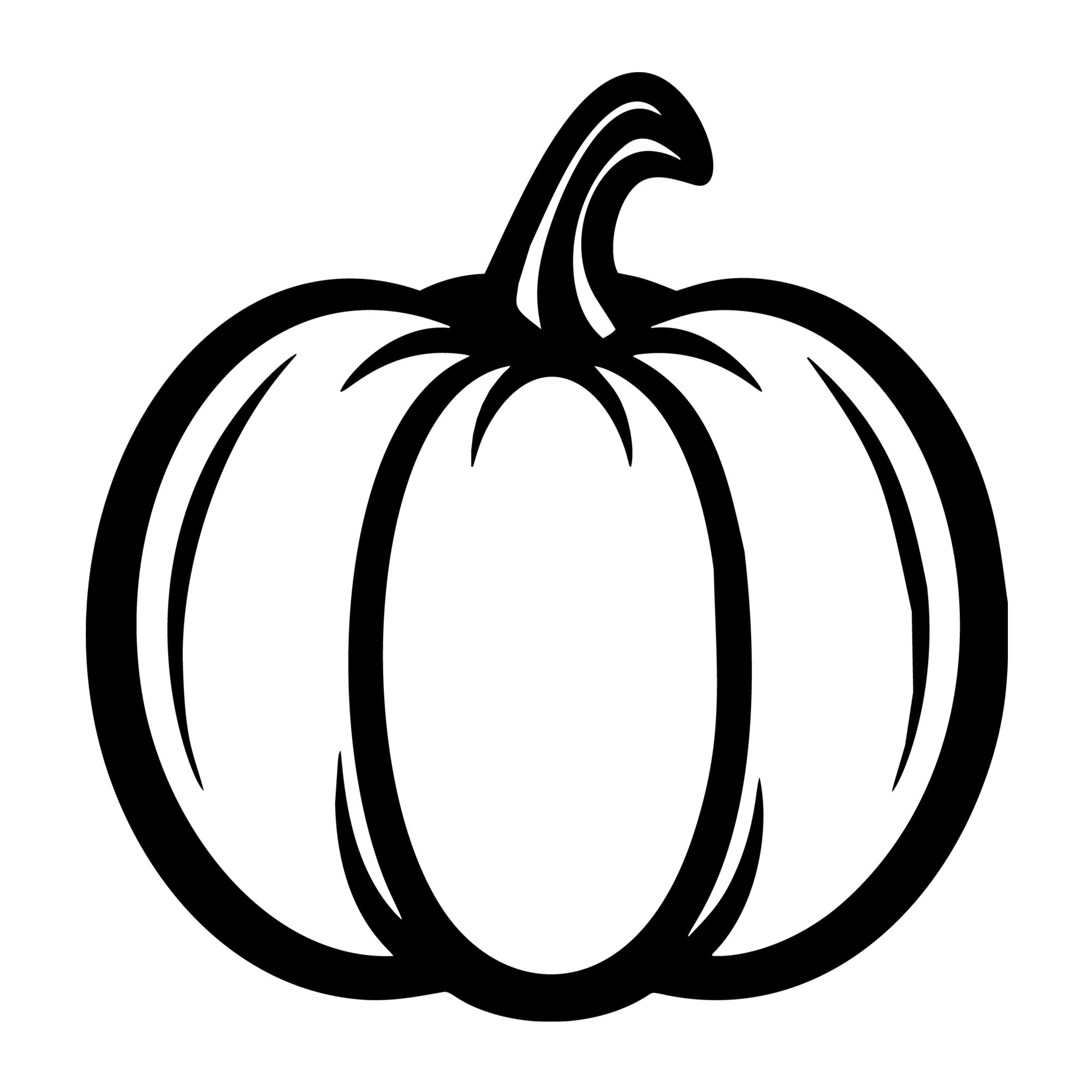 Pumpkin SVG design for Cricut, Silhouette, laser cutting, vinyl, sublimation, and Halloween fall craft projects.