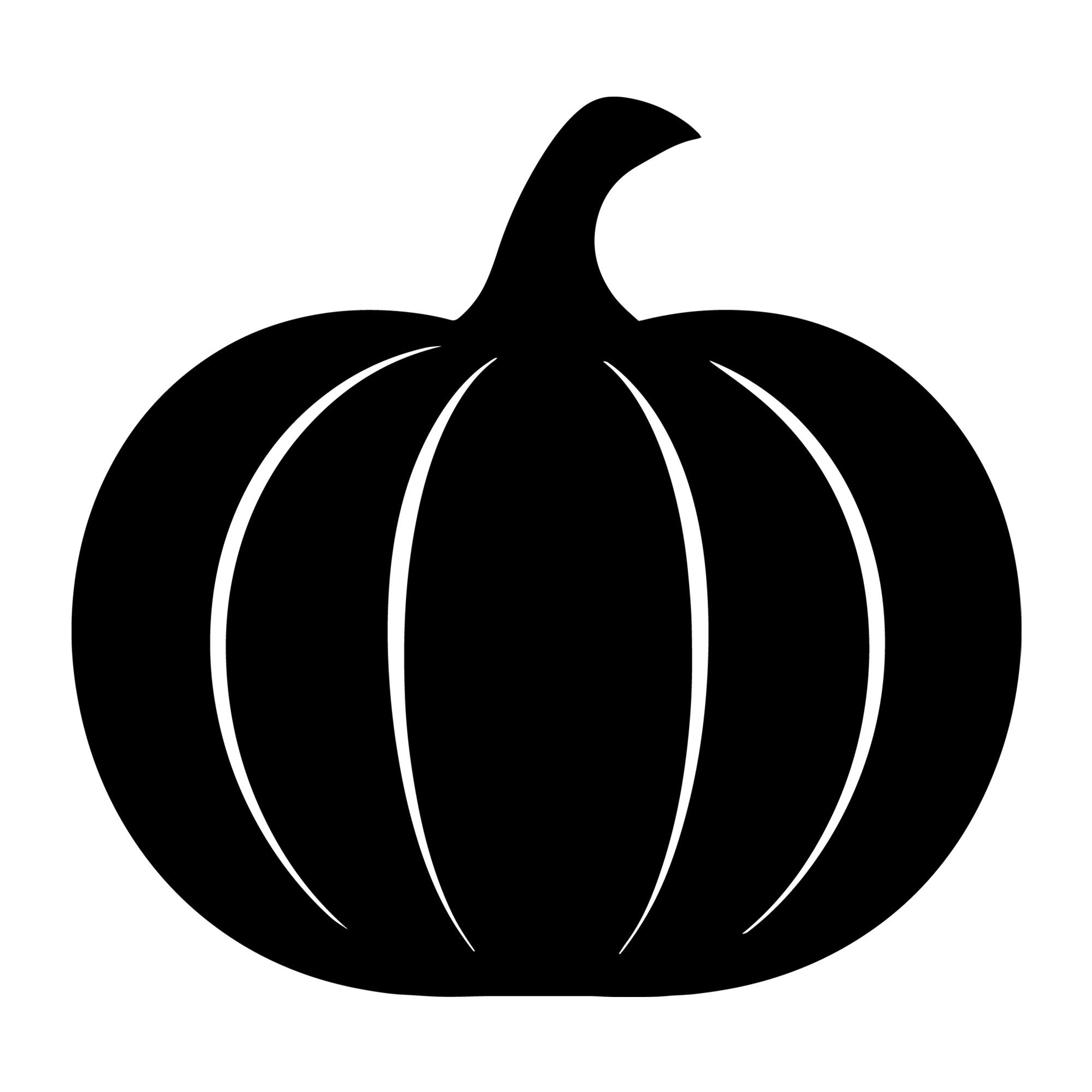 Pumpkin SVG design for Cricut, Silhouette, laser cutting, vinyl, sublimation, and Halloween fall craft projects.
