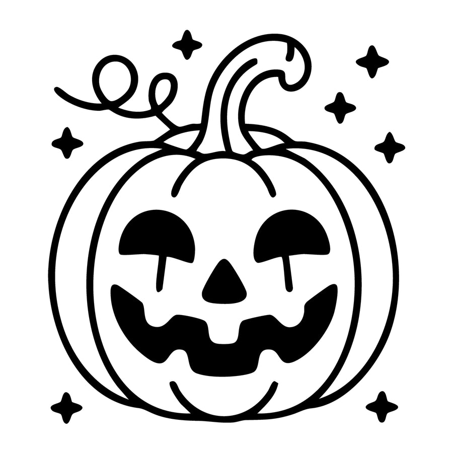 Pumpkin Face SVG