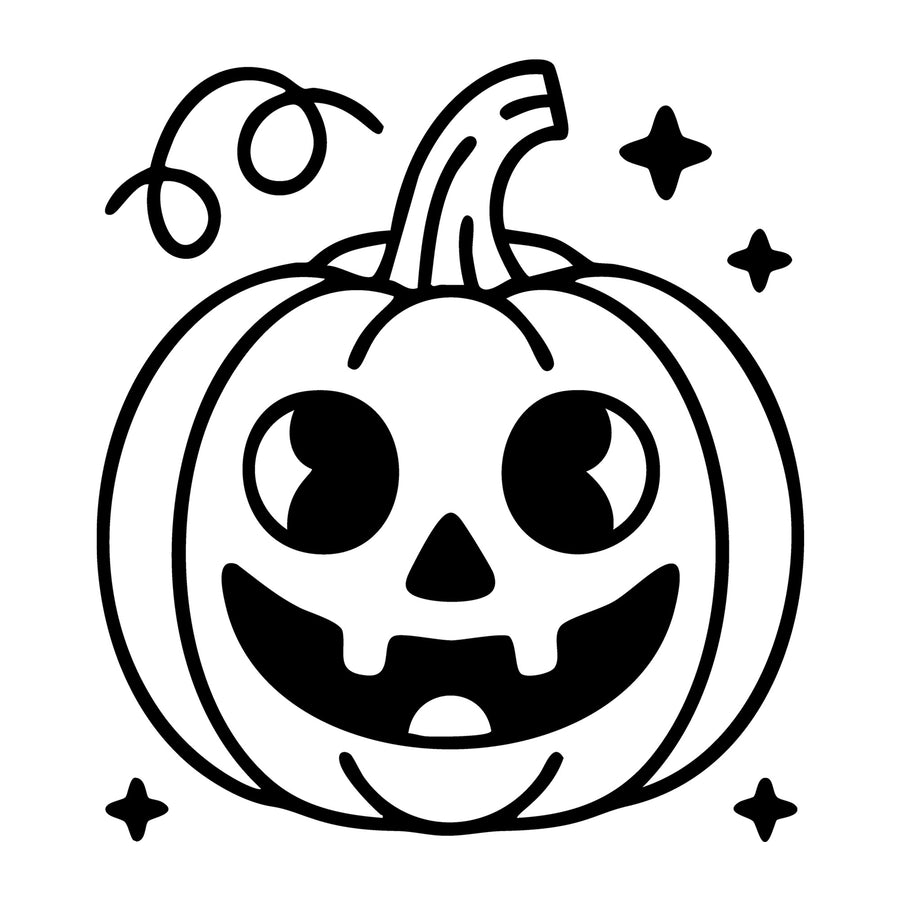 Pumpkin Face SVG