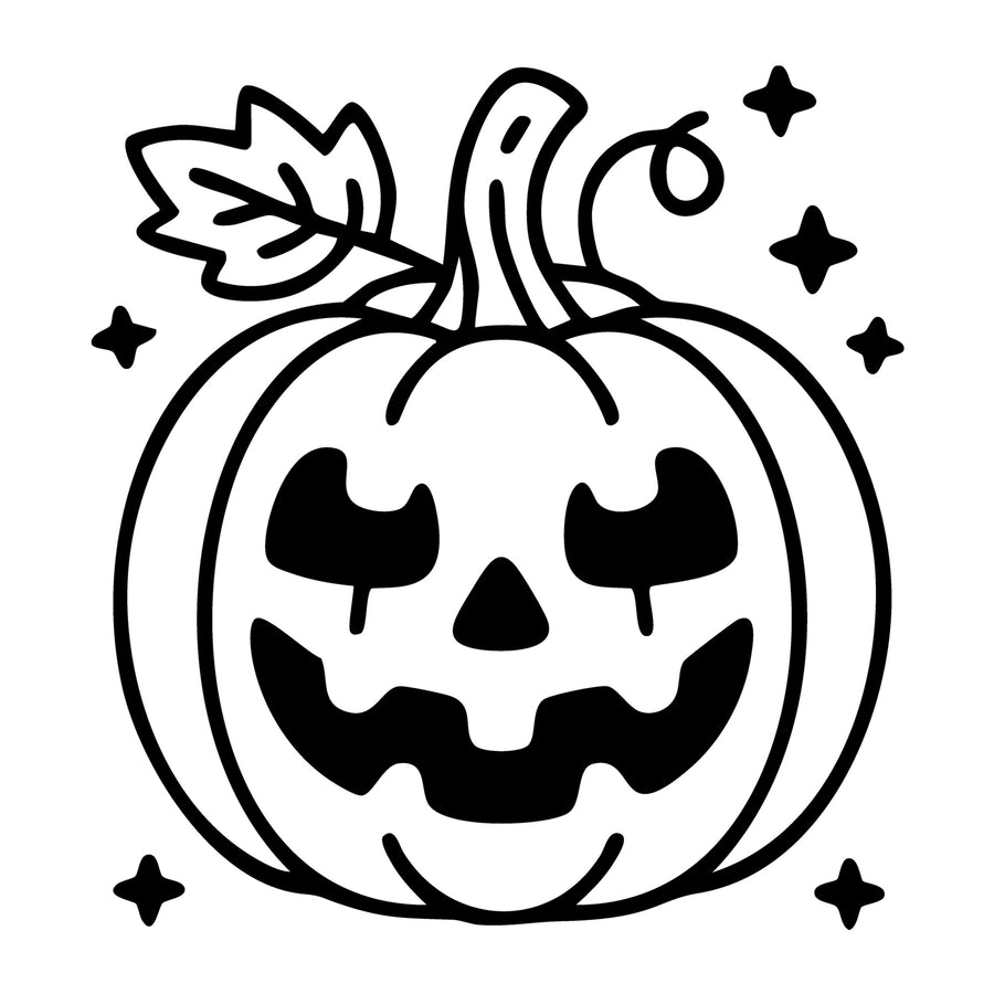 Pumpkin Face SVG