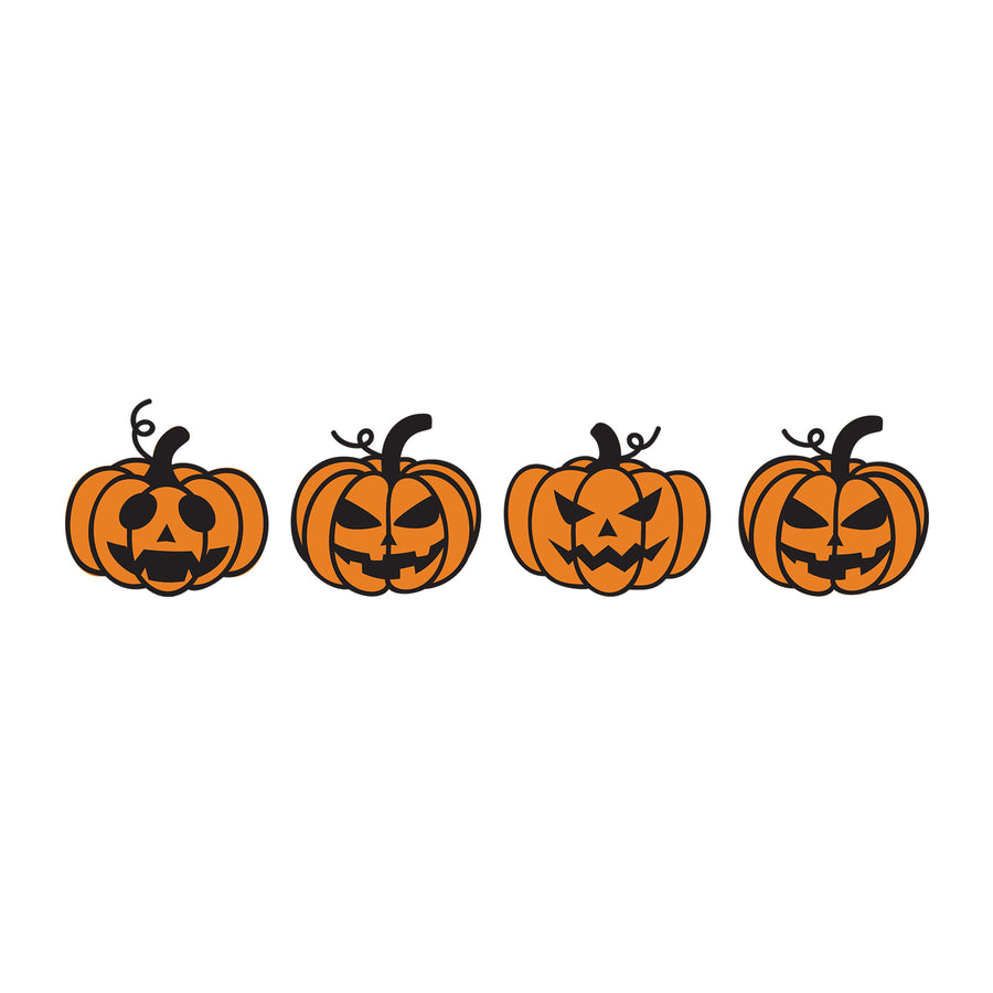 Pumpkin Jack O Lantern Faces SVG design for Cricut, Silhouette, laser cutting, vinyl, sublimation, and Halloween craft projects.