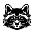 Raccoon SVG design for Cricut, Silhouette, laser cutting, vinyl, sublimation, and craft projects.