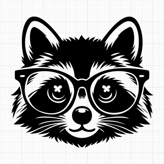 Raccoon Silhouette 37