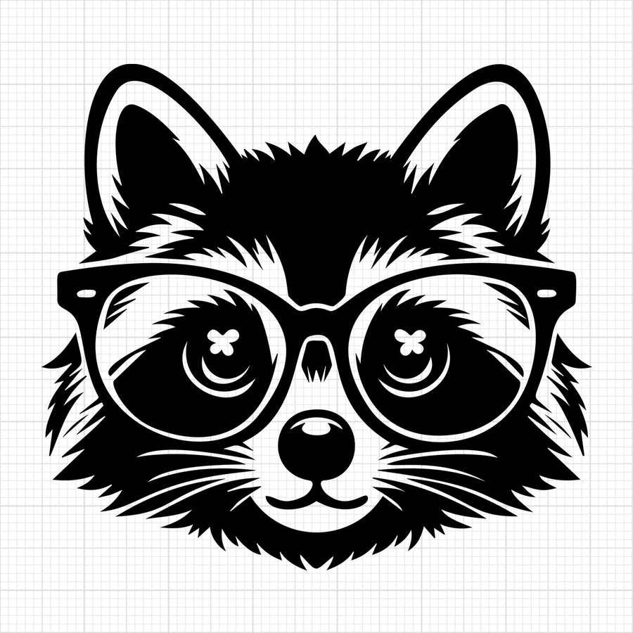 Raccoon Silhouette 37