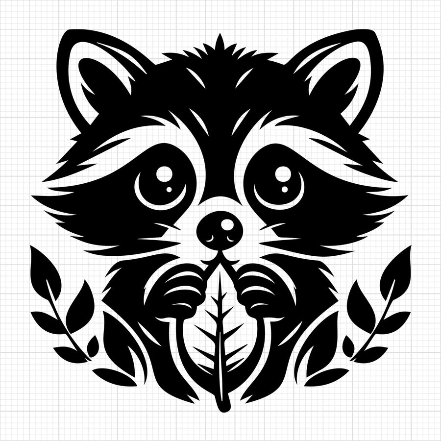 Raccoon Silhouette 39