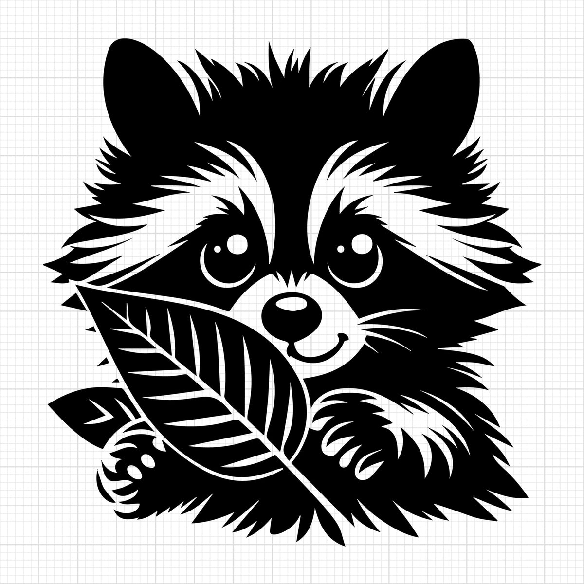 Raccoon Silhouette 41