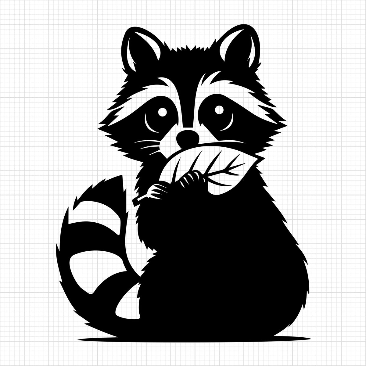 Raccoon Silhouette 44