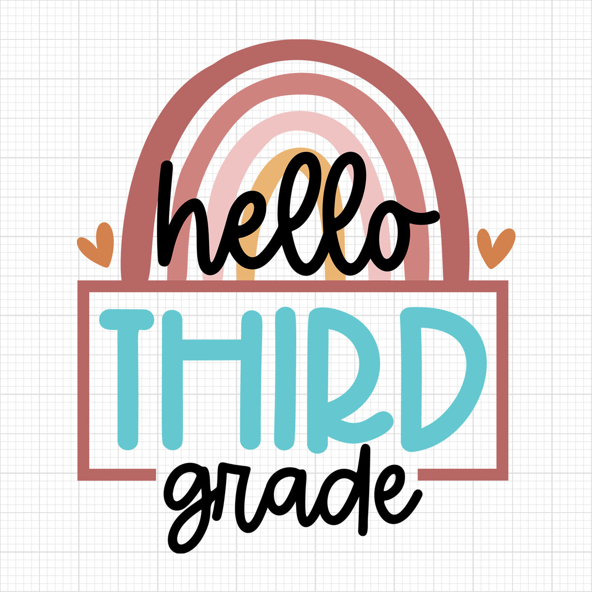 Rainbow hello third grade