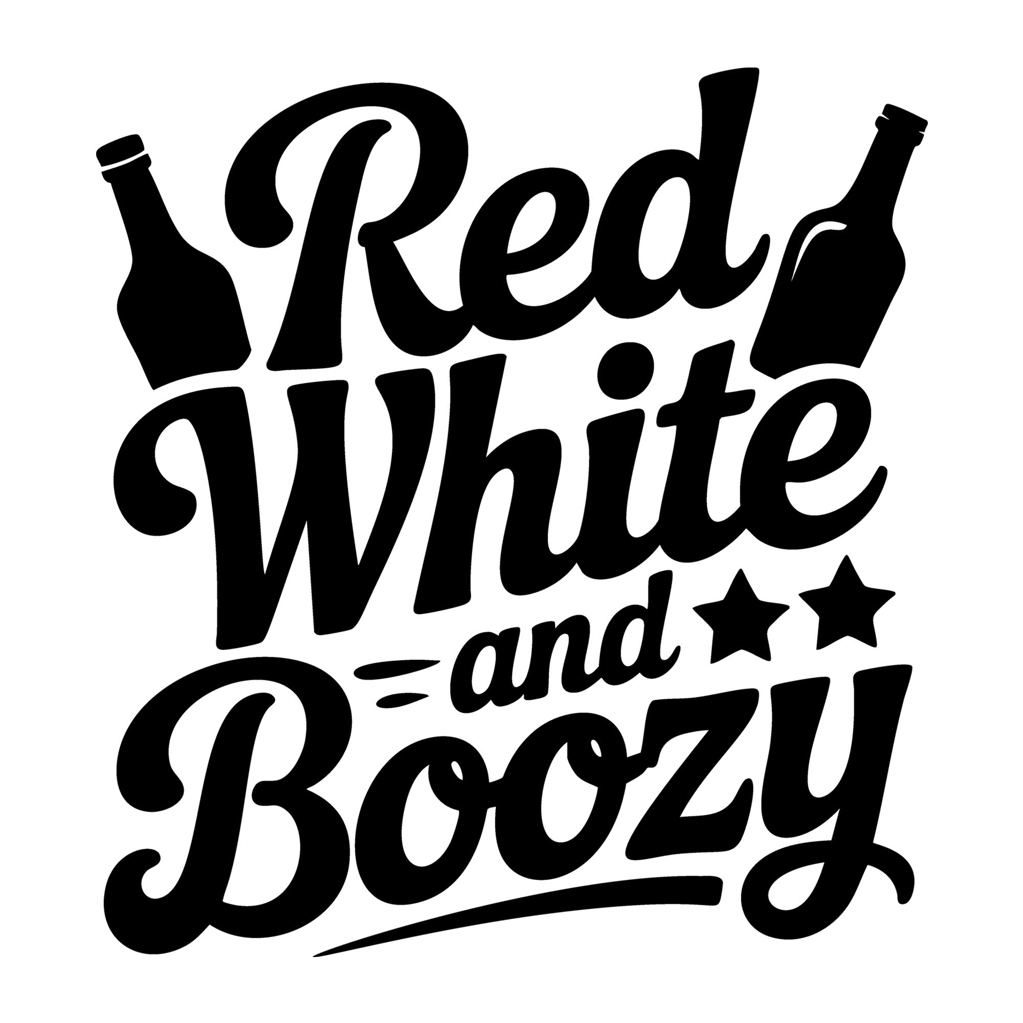 Red White and Boozy SVG