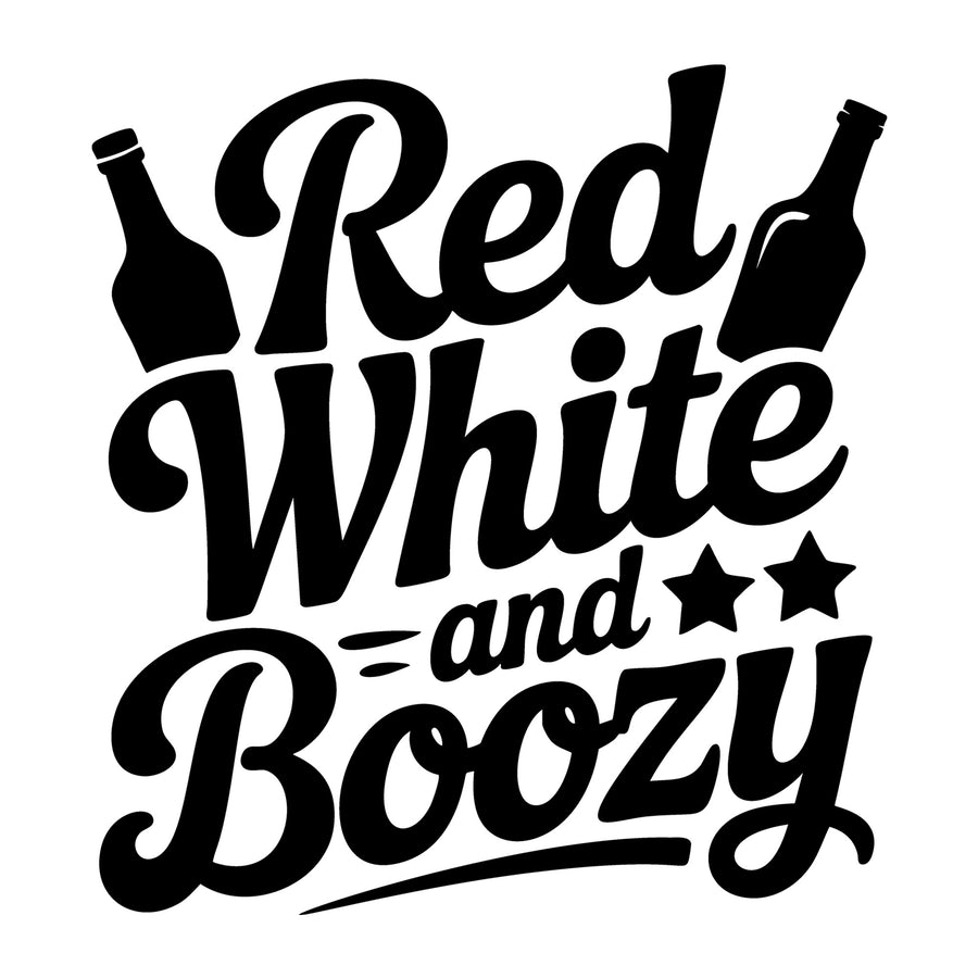 Red White and Boozy SVG