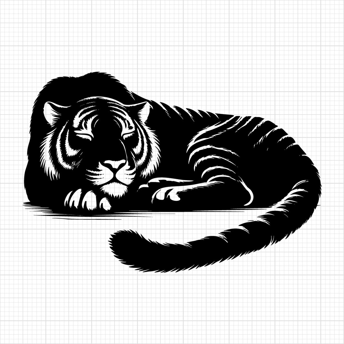 Relaxing Tiger
