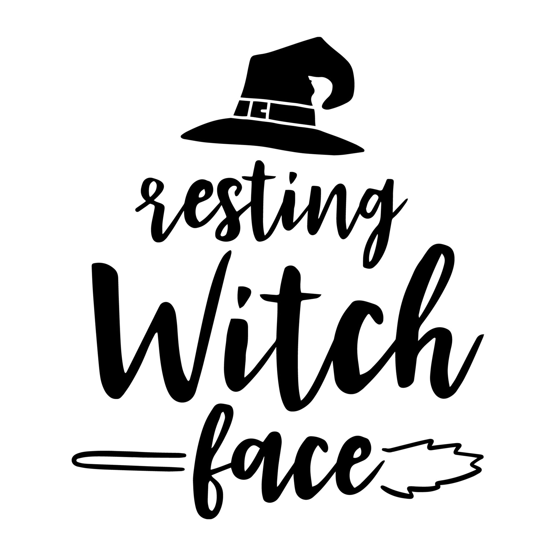 Resting witch face SVG