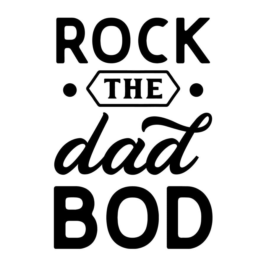Rock the dad bod SVG