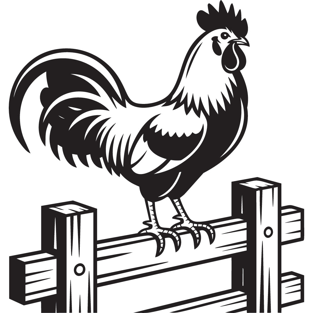 Rooster SVG File SVG DXF EPS PNG - Craft House SVG