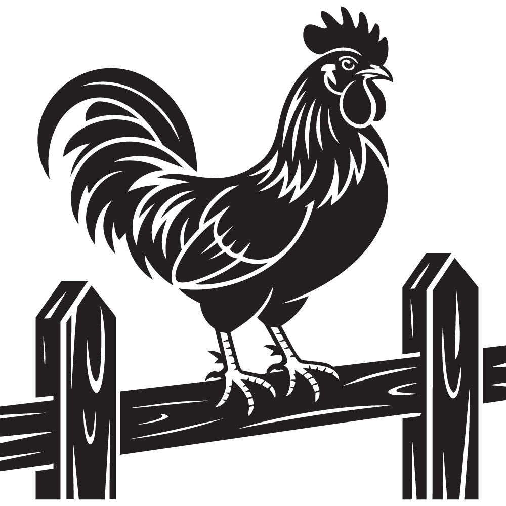 Rooster SVG File SVG DXF EPS PNG - Craft House SVG