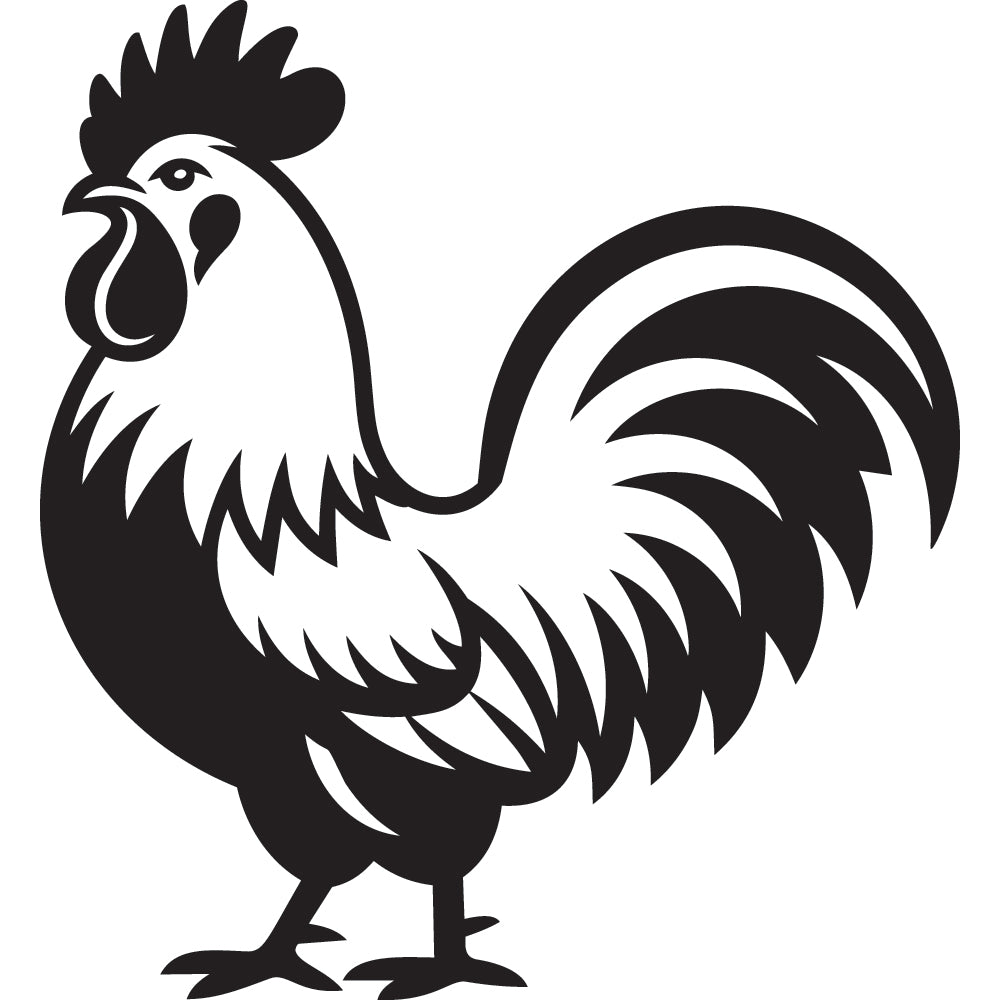 Rooster SVG File SVG DXF EPS PNG - Craft House SVG