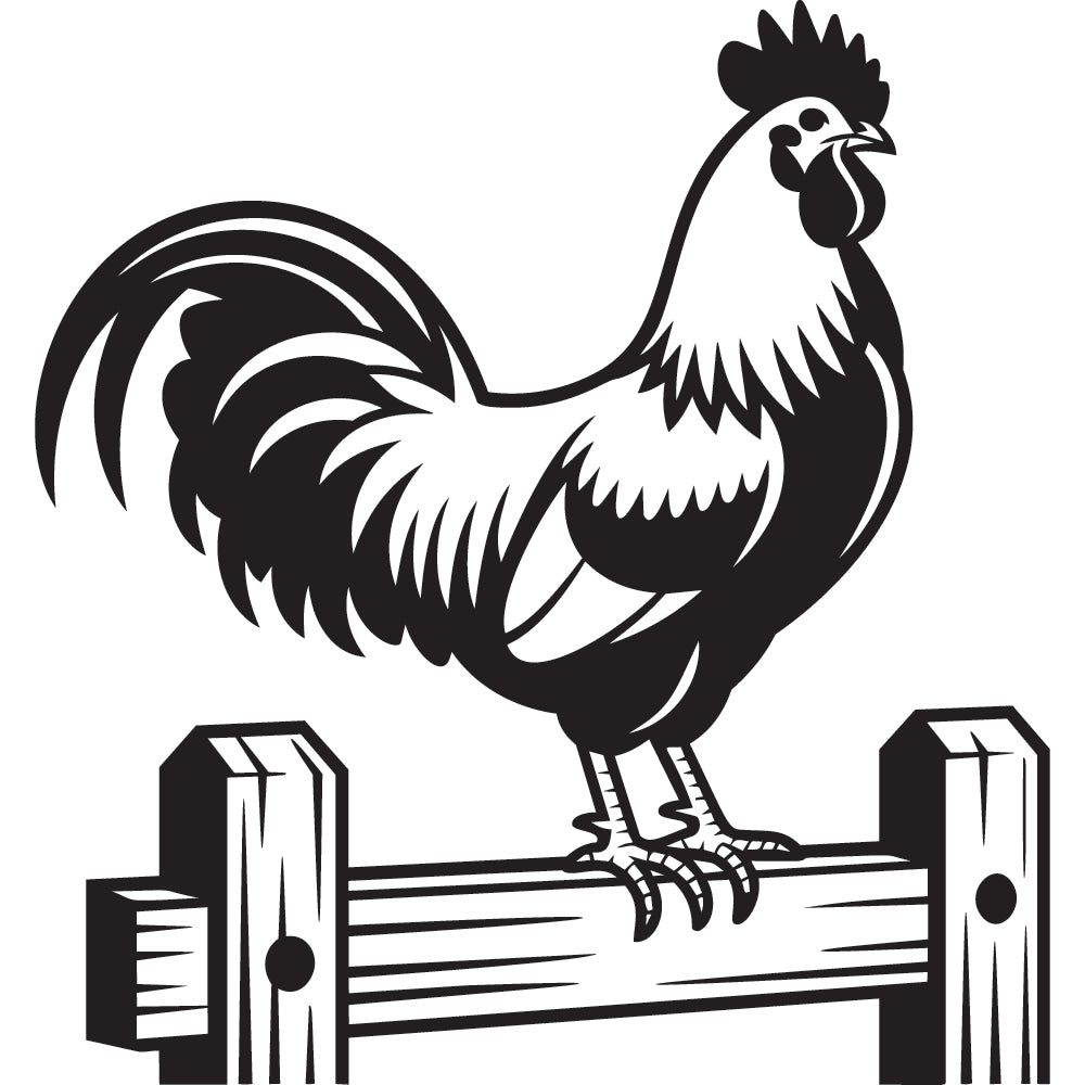Rooster SVG File SVG DXF EPS PNG - Craft House SVG