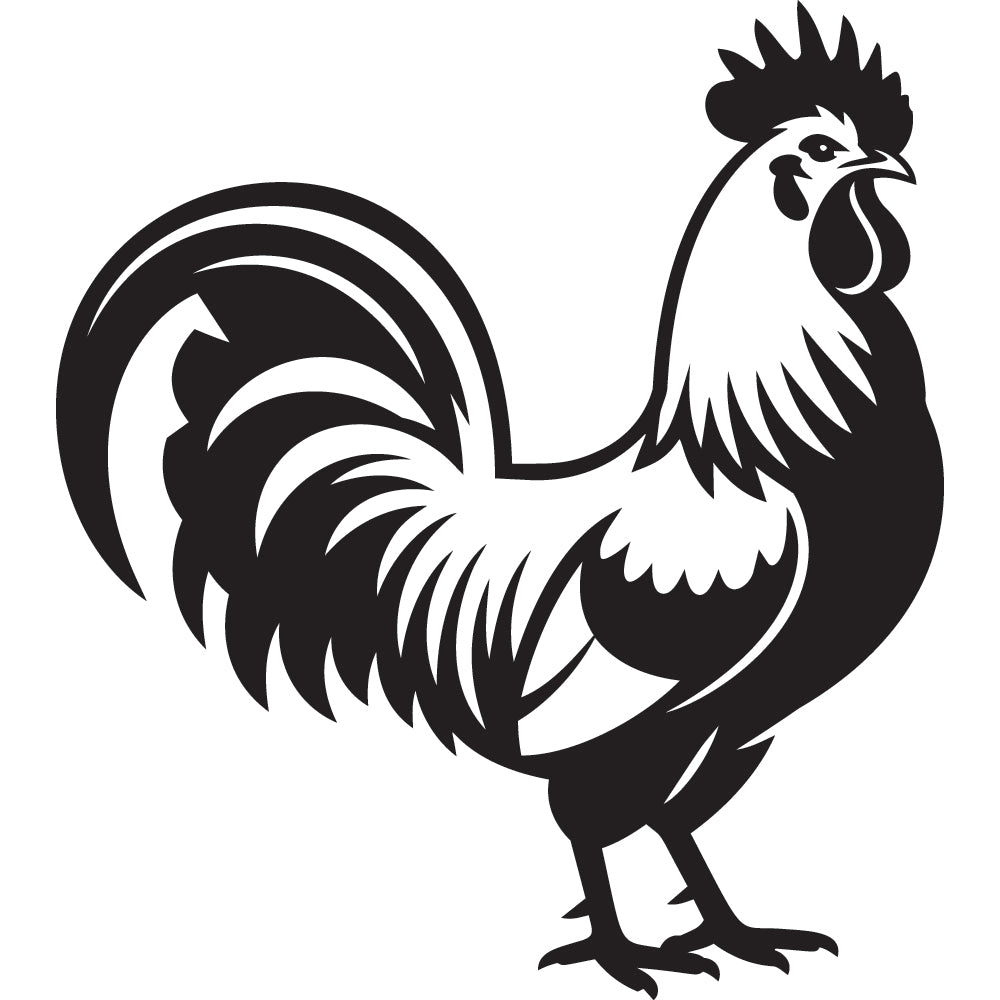 Rooster SVG File SVG DXF EPS PNG - Craft House SVG