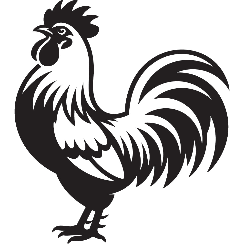 Rooster SVG File SVG DXF EPS PNG - Craft House SVG