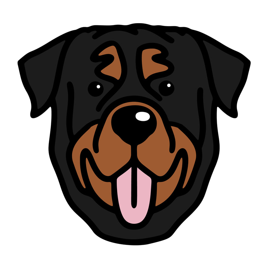 Rottweiler SVG dog design for Cricut, Silhouette, laser cutting, vinyl, sublimation, and pet craft projects.