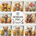 Fall Autumn 20oz Tumbler Wrap Bundle Sublimation Designs JPG - Craft House SVG