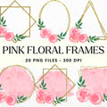 Floral Frame Sublimation Bundle | SB1 - Craft House SVG