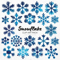 Snowflake Clipart Sublimation Bundle PNG - Craft House SVG