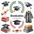 Graduation Clipart Sublimation Bundle PNG - Craft House SVG
