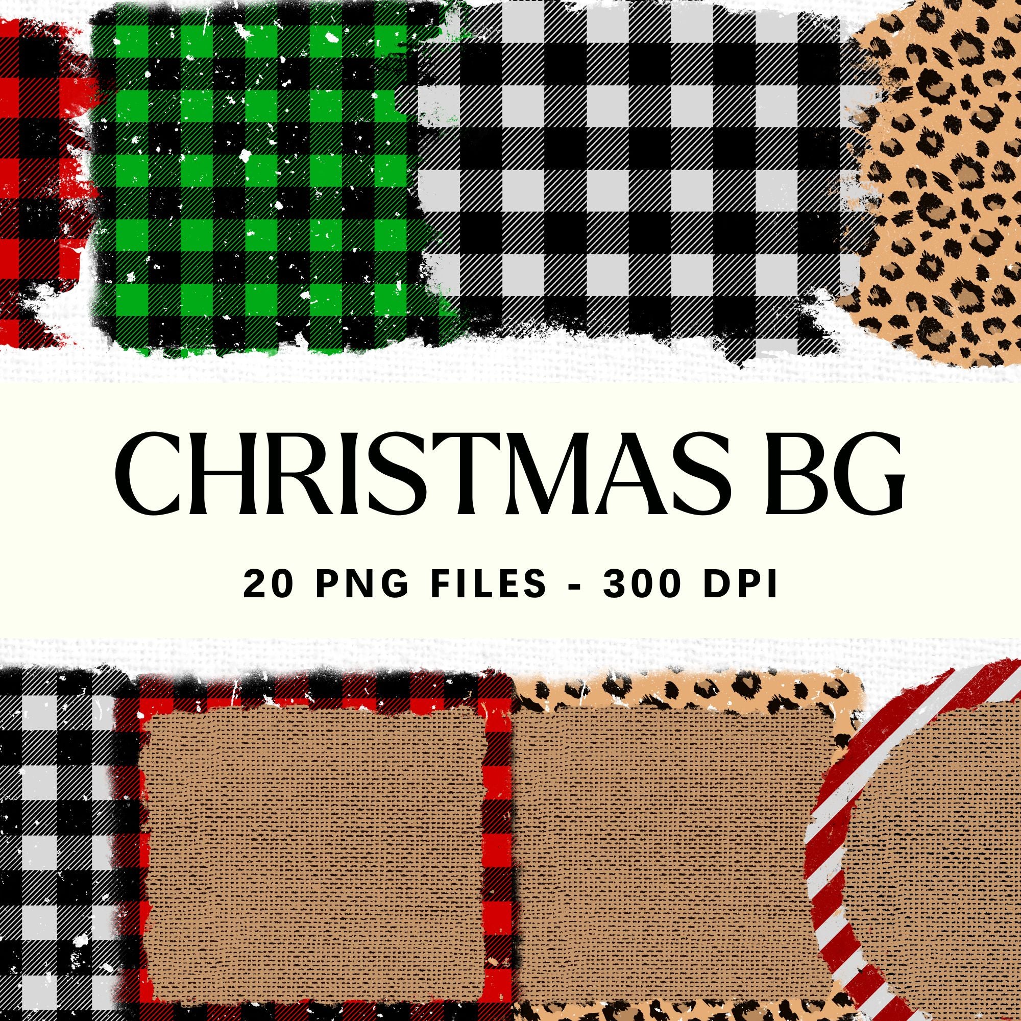 Christmas Sublimation Background Bundle PNG | SB2 - Craft House SVG
