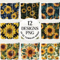 Sunflower Tumbler Sublimation Bundle PNG 20 oz - Craft House SVG