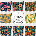 Tropical Tumbler Sublimation Bundle PNG 20 oz - Craft House SVG