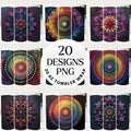 Mandala Tumbler Sublimation Bundle PNG 20 oz - Craft House SVG