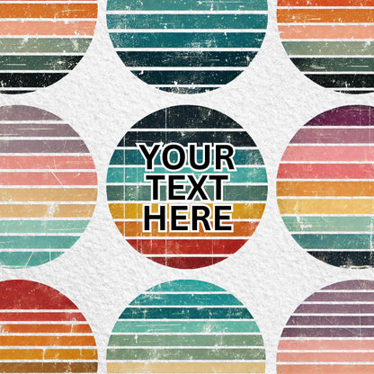 Retro Sunset Background Sublimation Bundle