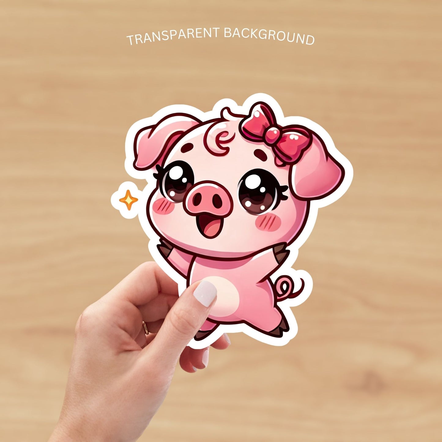Pig Stickers Printable PNG