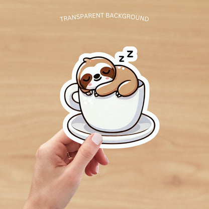 Sloth Stickers Printable PNG