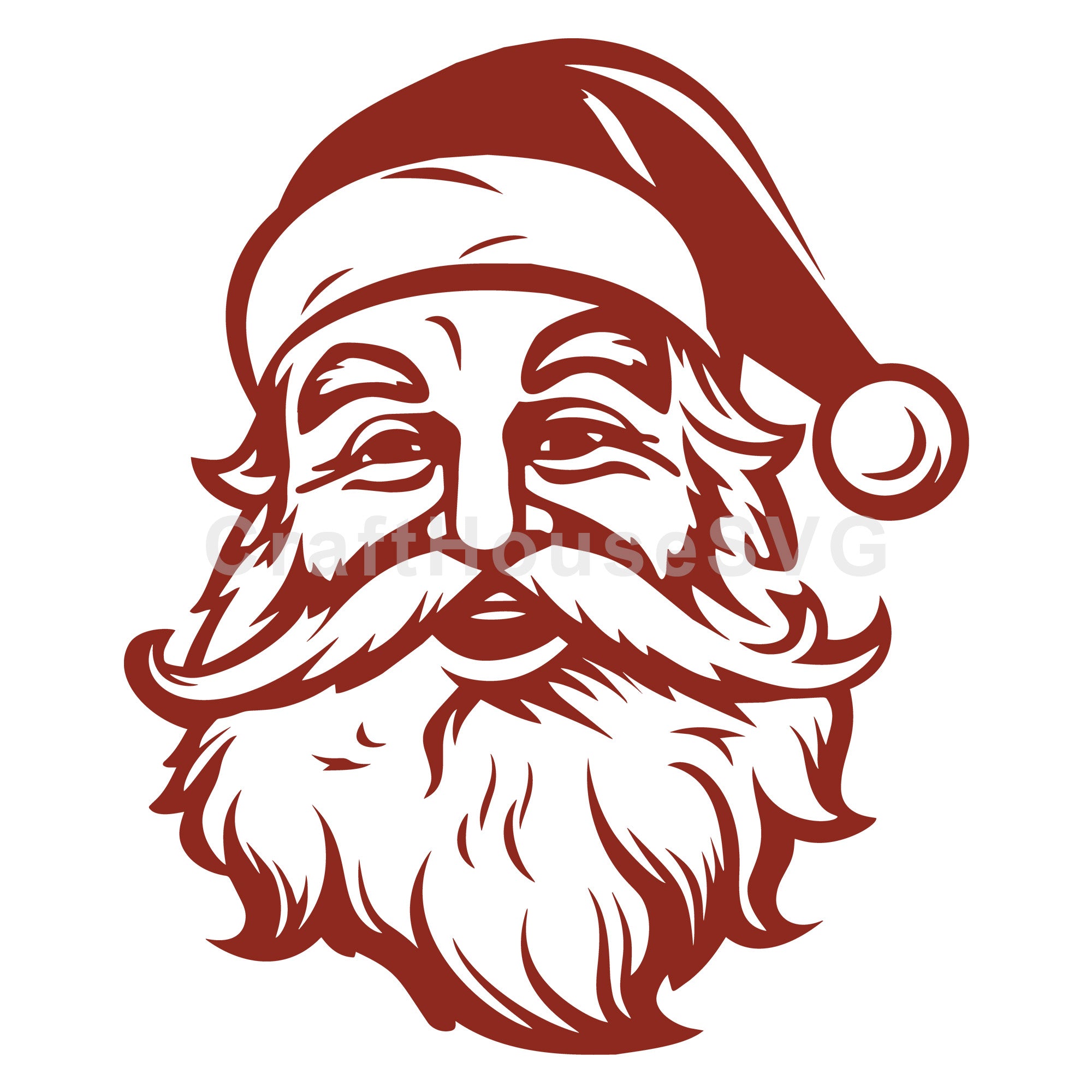 Whimsical Santa Claus SVG